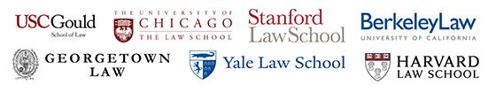 Harvard Law, Yale Law, Stanford Law, Georgetown Law, NYU Law, Columbia Law, Berkeley Law, USC Law, UCLA Law, Cornell Law, Penn Law, Duke Law, Northwestern Law, University of Chicago law, Vanderbilt law