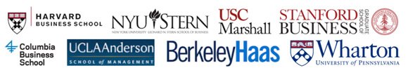 Harvard MBA, UCLA Anderson mba, UC Berkeley Haas mba, Stanford mba, Wharton MBA, Chicago Booth mba, MIT Sloan mba, Northwestern Kellogg mba,